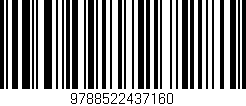 Código de barras (EAN, GTIN, SKU, ISBN): '9788522437160'