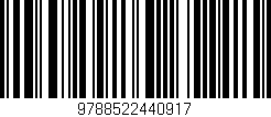 Código de barras (EAN, GTIN, SKU, ISBN): '9788522440917'