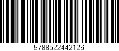 Código de barras (EAN, GTIN, SKU, ISBN): '9788522442126'