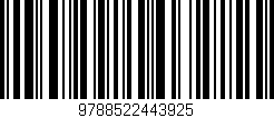 Código de barras (EAN, GTIN, SKU, ISBN): '9788522443925'