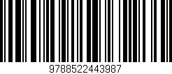 Código de barras (EAN, GTIN, SKU, ISBN): '9788522443987'