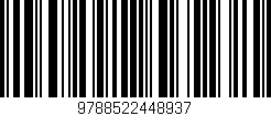 Código de barras (EAN, GTIN, SKU, ISBN): '9788522448937'