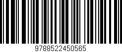 Código de barras (EAN, GTIN, SKU, ISBN): '9788522450565'