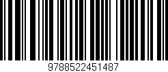 Código de barras (EAN, GTIN, SKU, ISBN): '9788522451487'