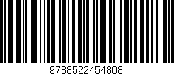Código de barras (EAN, GTIN, SKU, ISBN): '9788522454808'