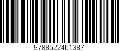 Código de barras (EAN, GTIN, SKU, ISBN): '9788522461387'