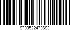 Código de barras (EAN, GTIN, SKU, ISBN): '9788522470693'
