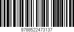 Código de barras (EAN, GTIN, SKU, ISBN): '9788522473137'