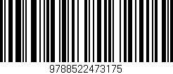 Código de barras (EAN, GTIN, SKU, ISBN): '9788522473175'