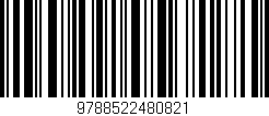 Código de barras (EAN, GTIN, SKU, ISBN): '9788522480821'