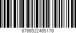 Código de barras (EAN, GTIN, SKU, ISBN): '9788522485178'