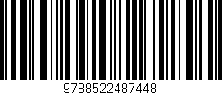 Código de barras (EAN, GTIN, SKU, ISBN): '9788522487448'