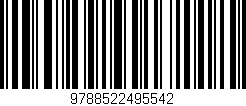 Código de barras (EAN, GTIN, SKU, ISBN): '9788522495542'