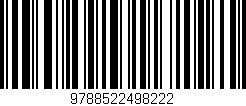 Código de barras (EAN, GTIN, SKU, ISBN): '9788522498222'