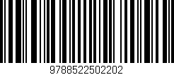 Código de barras (EAN, GTIN, SKU, ISBN): '9788522502202'