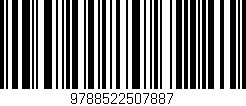 Código de barras (EAN, GTIN, SKU, ISBN): '9788522507887'