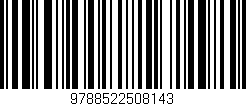 Código de barras (EAN, GTIN, SKU, ISBN): '9788522508143'