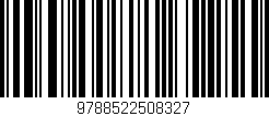 Código de barras (EAN, GTIN, SKU, ISBN): '9788522508327'