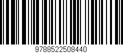 Código de barras (EAN, GTIN, SKU, ISBN): '9788522508440'