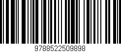 Código de barras (EAN, GTIN, SKU, ISBN): '9788522509898'