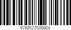 Código de barras (EAN, GTIN, SKU, ISBN): '9788522509904'