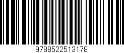 Código de barras (EAN, GTIN, SKU, ISBN): '9788522513178'