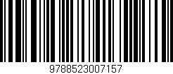 Código de barras (EAN, GTIN, SKU, ISBN): '9788523007157'