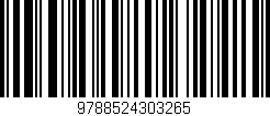 Código de barras (EAN, GTIN, SKU, ISBN): '9788524303265'