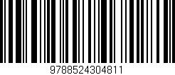 Código de barras (EAN, GTIN, SKU, ISBN): '9788524304811'