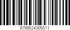 Código de barras (EAN, GTIN, SKU, ISBN): '9788524305511'