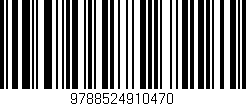 Código de barras (EAN, GTIN, SKU, ISBN): '9788524910470'