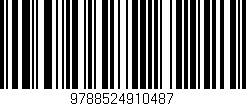 Código de barras (EAN, GTIN, SKU, ISBN): '9788524910487'