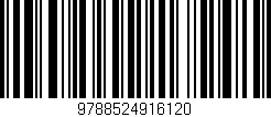 Código de barras (EAN, GTIN, SKU, ISBN): '9788524916120'