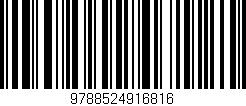 Código de barras (EAN, GTIN, SKU, ISBN): '9788524916816'