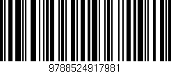 Código de barras (EAN, GTIN, SKU, ISBN): '9788524917981'