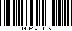 Código de barras (EAN, GTIN, SKU, ISBN): '9788524920325'
