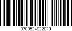Código de barras (EAN, GTIN, SKU, ISBN): '9788524922879'