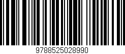Código de barras (EAN, GTIN, SKU, ISBN): '9788525028990'