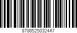 Código de barras (EAN, GTIN, SKU, ISBN): '9788525032447'