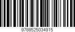 Código de barras (EAN, GTIN, SKU, ISBN): '9788525034915'