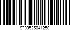 Código de barras (EAN, GTIN, SKU, ISBN): '9788525041258'
