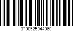 Código de barras (EAN, GTIN, SKU, ISBN): '9788525044068'