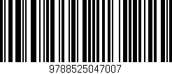 Código de barras (EAN, GTIN, SKU, ISBN): '9788525047007'