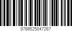 Código de barras (EAN, GTIN, SKU, ISBN): '9788525047267'