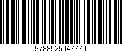 Código de barras (EAN, GTIN, SKU, ISBN): '9788525047779'