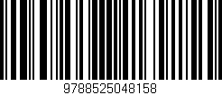 Código de barras (EAN, GTIN, SKU, ISBN): '9788525048158'
