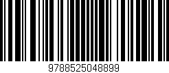Código de barras (EAN, GTIN, SKU, ISBN): '9788525048899'