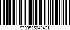 Código de barras (EAN, GTIN, SKU, ISBN): '9788525049421'