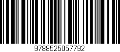 Código de barras (EAN, GTIN, SKU, ISBN): '9788525057792'