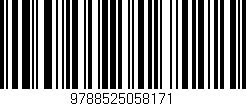 Código de barras (EAN, GTIN, SKU, ISBN): '9788525058171'